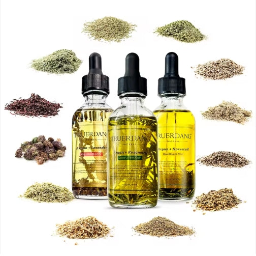 Organic Natural Elixir Herbal Scalp Care Hair Loss Regrowth Treatment Hair Growth Oil