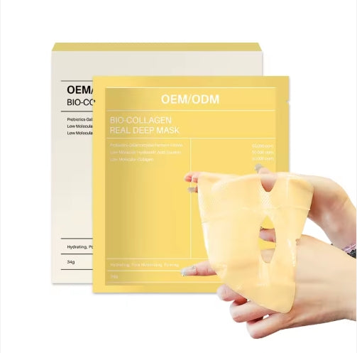 Kojic Acid + Turmeric Brightening Gel Mask – 4-Masks