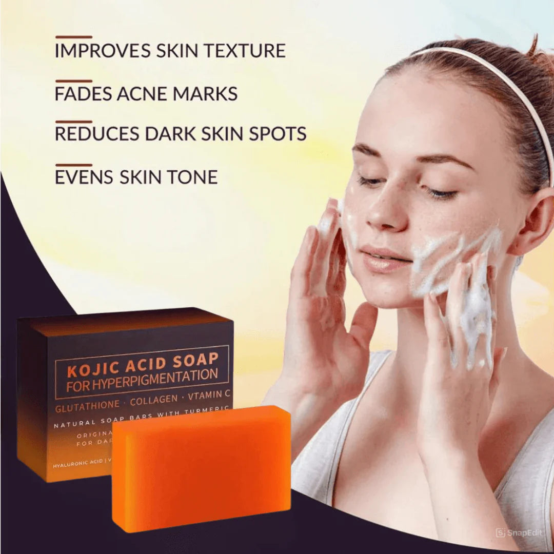kojic acid soap for hyperpigmentation (2 Pack)